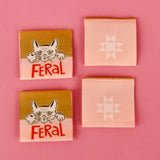 Sew In Labels "Feral" Cat by Kati Cupcake