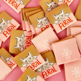 Sew In Labels "Feral" Cat by Kati Cupcake