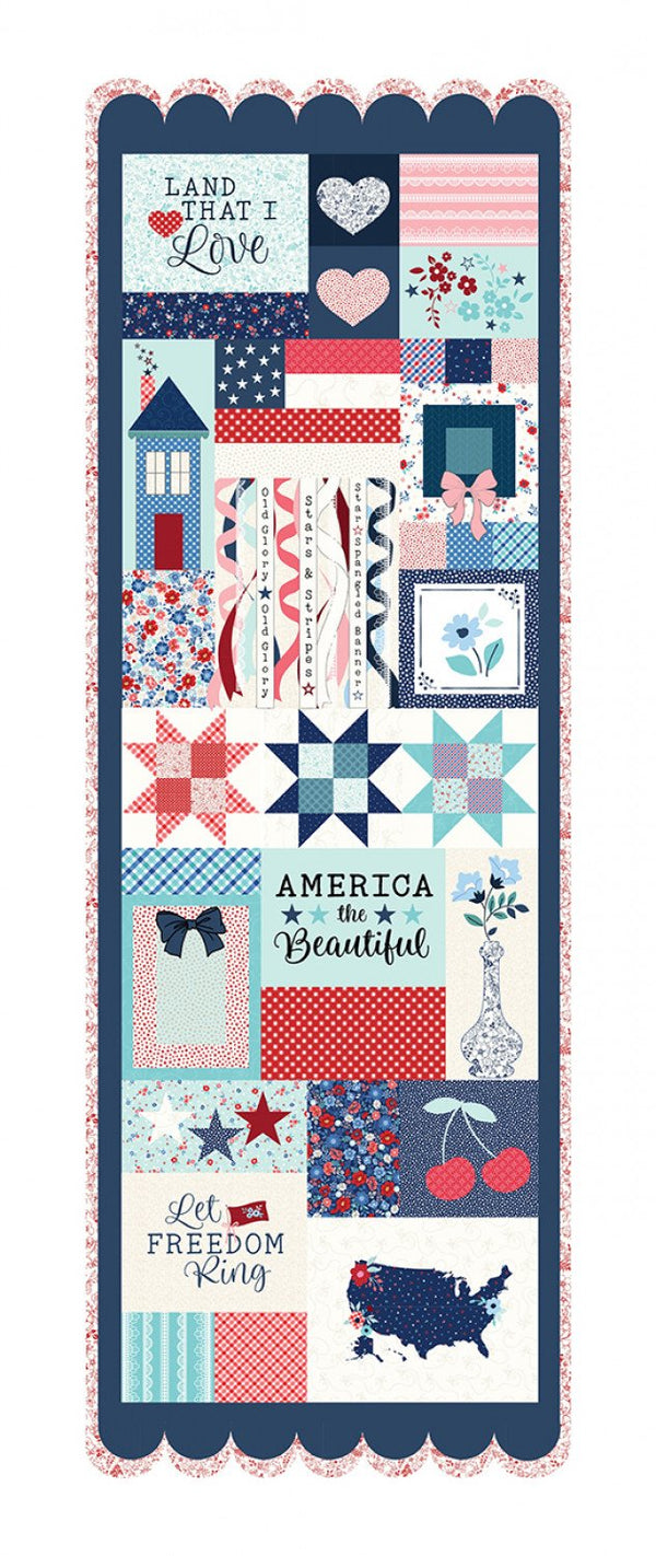 Kimberbell Star Spangled Beauty Ladder Quilt CD/Book