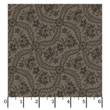 Nottingham Apple Core Flower Dark Tan Fabric From Maywood Studio