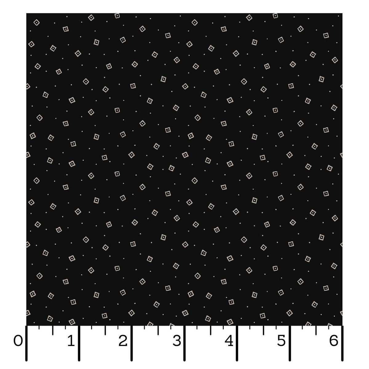 Nottingham Little Squares Black Fabric From Maywood Studio