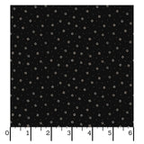 Nottingham Little Squares Black Fabric From Maywood Studio