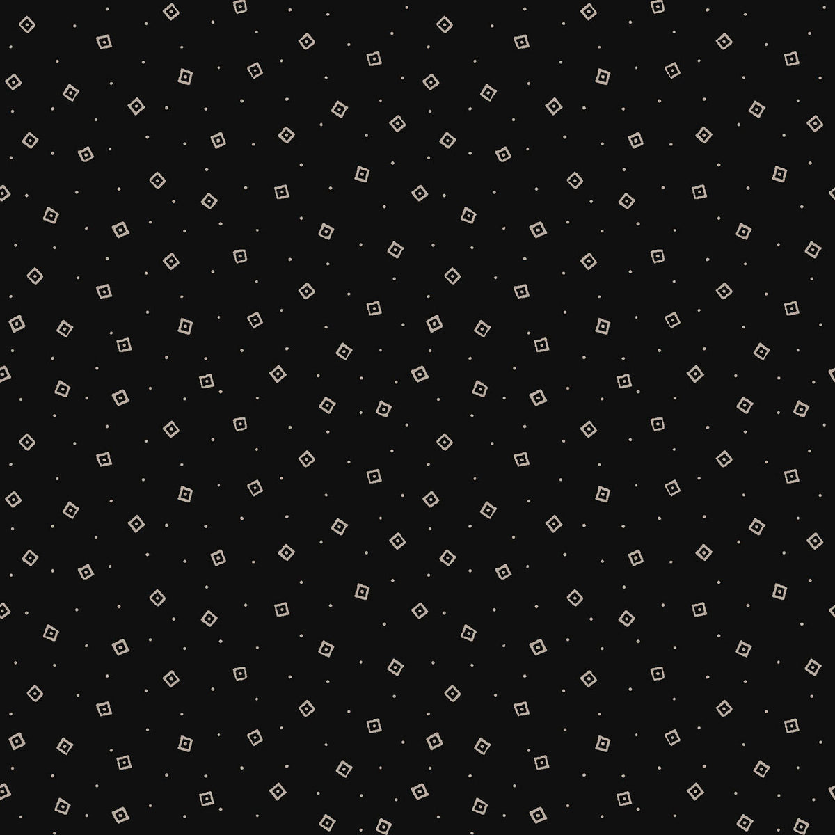 Nottingham Little Squares Black Fabric From Maywood Studio