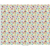 Kimberbell Cottontail Farm Floral With Mini Check Aqua Fabric From Maywood Studio