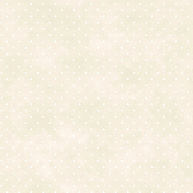 Playtime Flannel Tiny Dot Cream Fabric From Maywood Studio