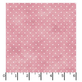 Playtime Flannel Tiny Dot Dusty Pink Fabric From Maywood Studio