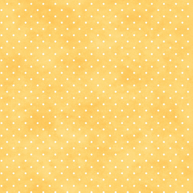 Playtime Flannel Tiny Dot Golden Yellow Fabric From Maywood Studio