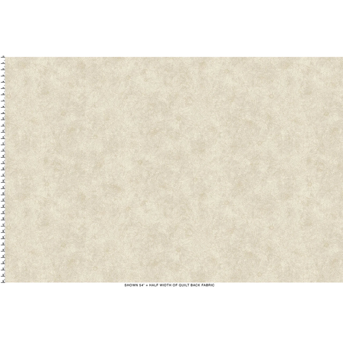 Cream Floral 108in Wide Fabric By Maywood Studio