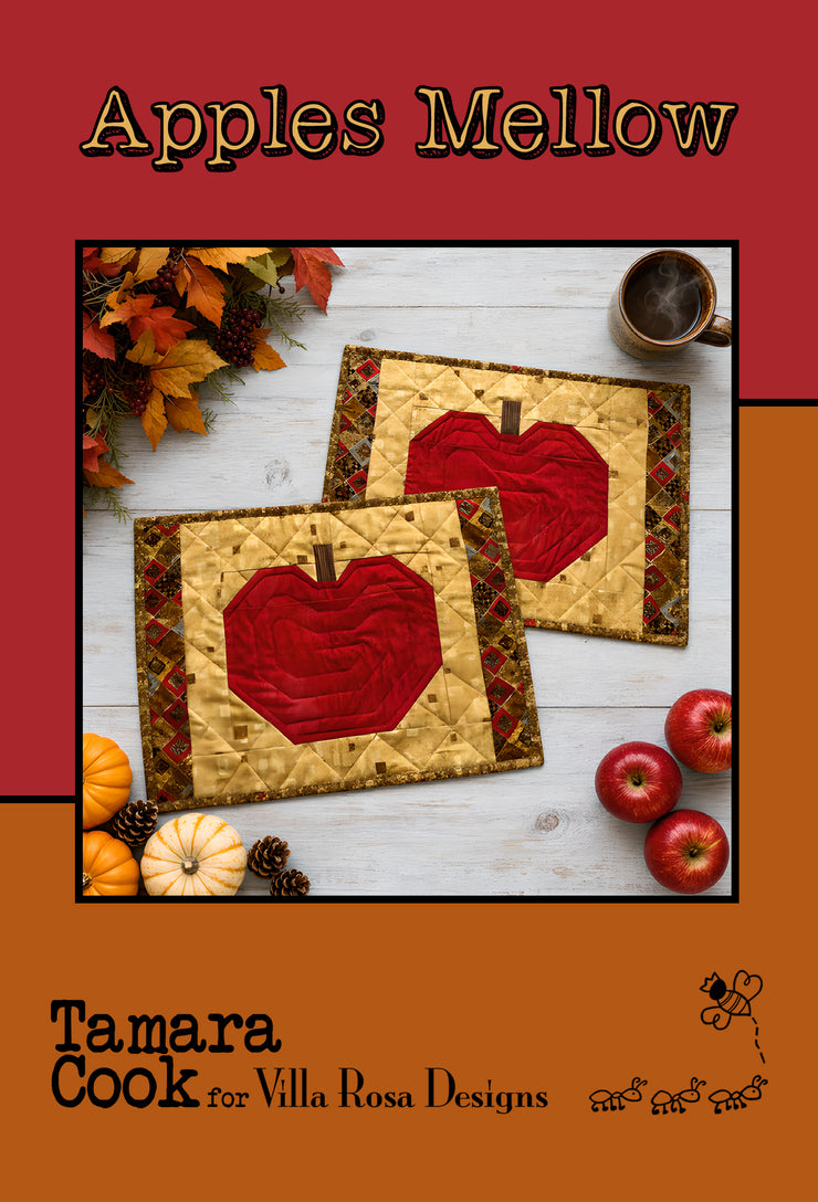 Villa Rosa Designs Apples Mellow Placemat Pattern