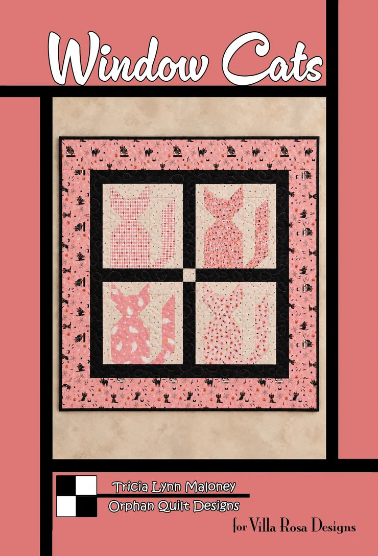 Villa Rosa Designs Window Cats Quilt Pattern