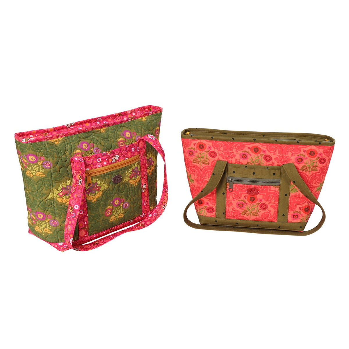 Two Little Totes Quilted Tote Pattern from By Annie