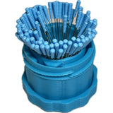 Tall Magnetic Pin Cup Blue
