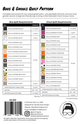 Boos & Ghouls Quilt Pattern by Pammie Jane