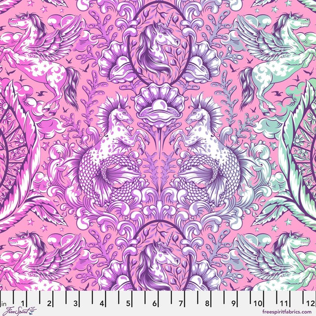 Legendary Pony Tales Wild Orchid Fabric From Tula Pink