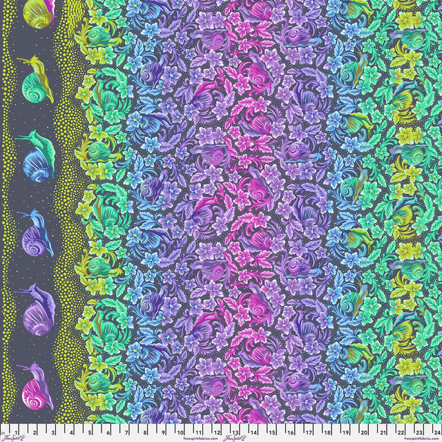 Down to Earth Snailed It! Daybreak Fabric From Tula Pink