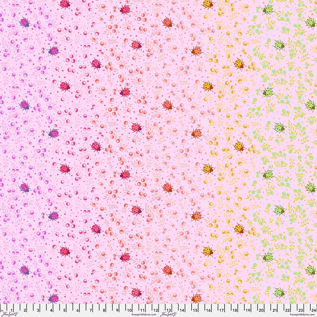 Down to Earth Spot On Afterglow Fabric From Tula Pink