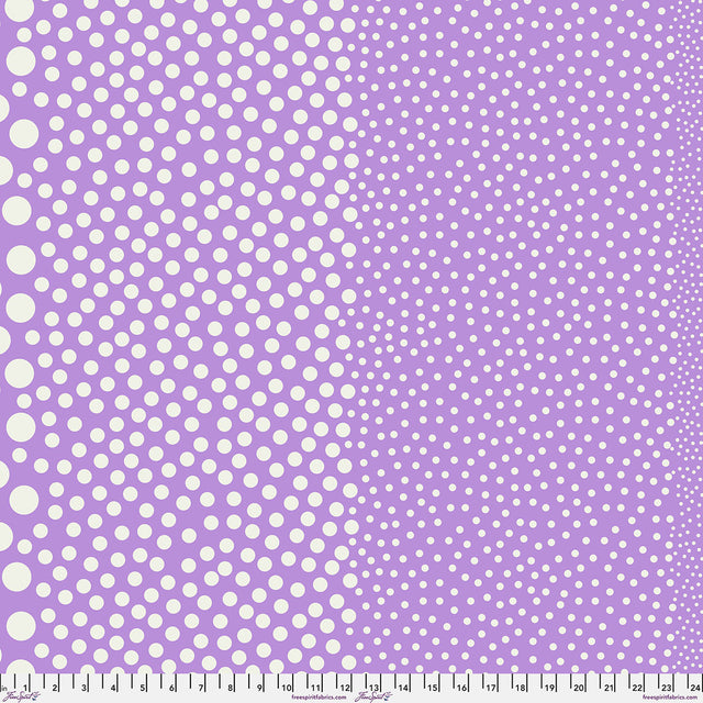True Colors Sticks and Stones Stones Lilac Lily Fabric From Tula Pink