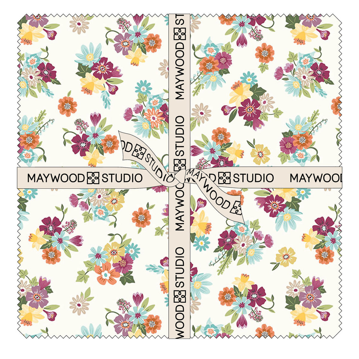 Kimberbell Cottontail Farm 10" Squares (42pc) From Maywood Studio
