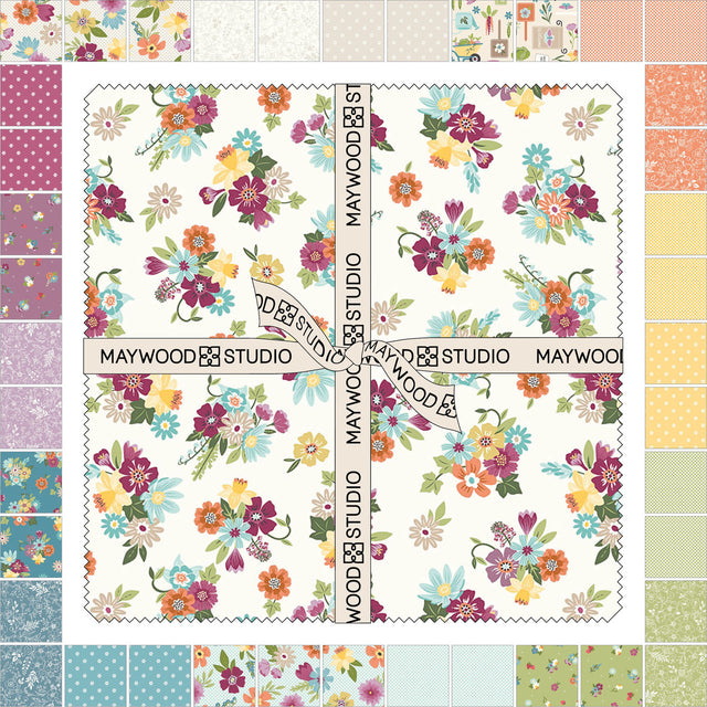 Kimberbell Cottontail Farm 10" Squares (42pc) From Maywood Studio