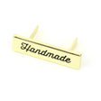 Script Handmade Label Gold