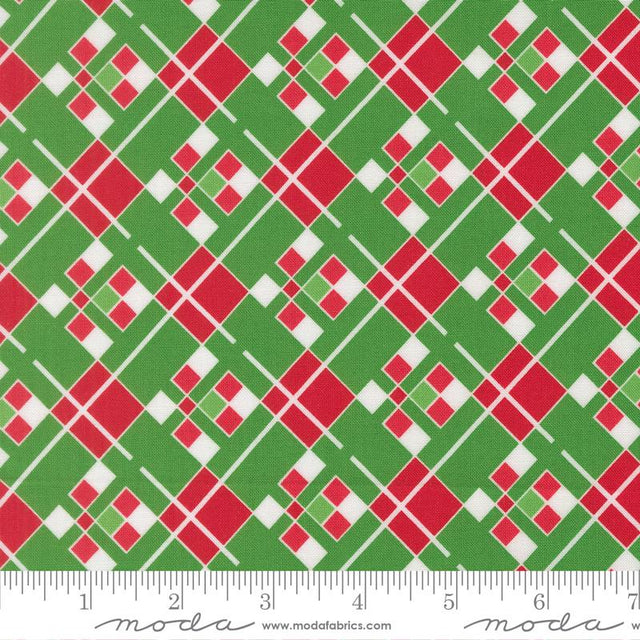 Snow Time Evergreen Plaid 6530
