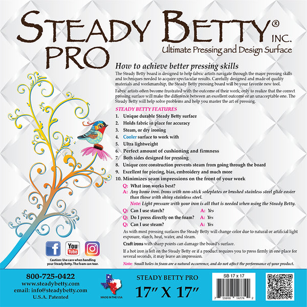 Steady Betty Pro 17 x 17