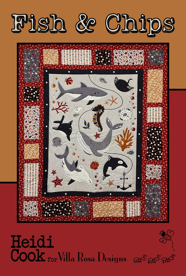 Villa Rosa Designs Fish & Chips Quilt Pattern