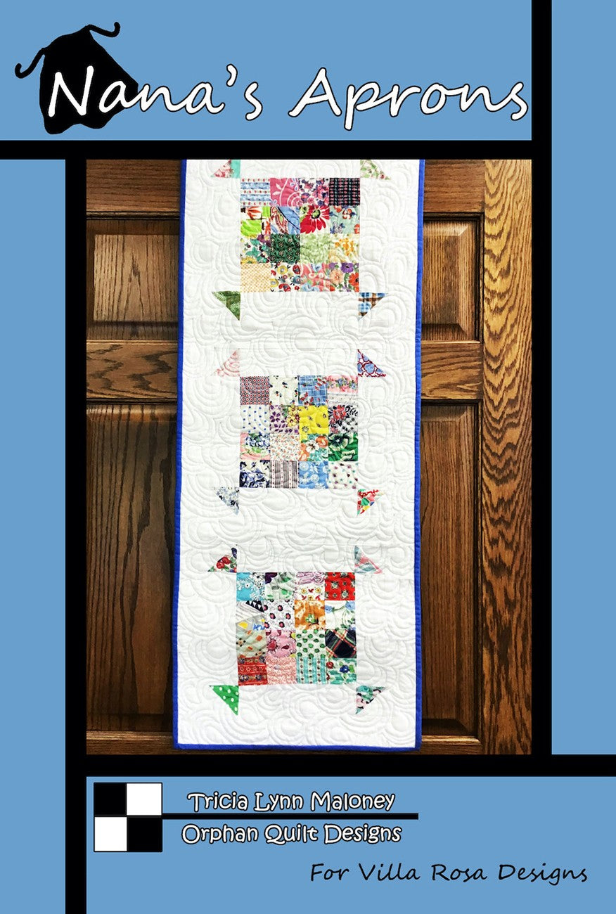 Villa Rosa Designs Nana's Aprons Table Runner Pattern