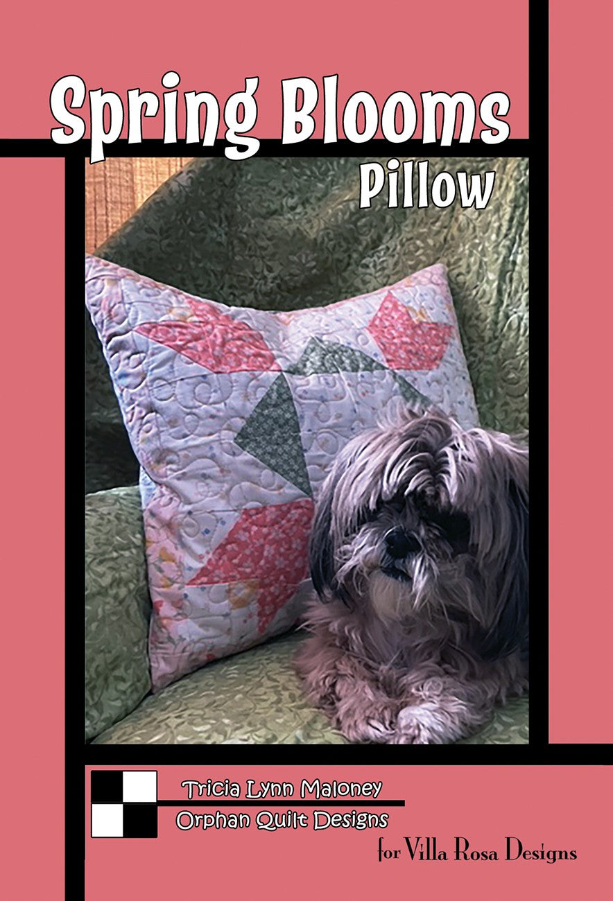 Villa Rosa Designs Spring Blooms Pillow Pattern