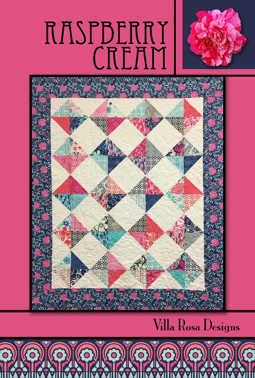 Villa Rosa Designs Raspberry Cream Quilt Pattern