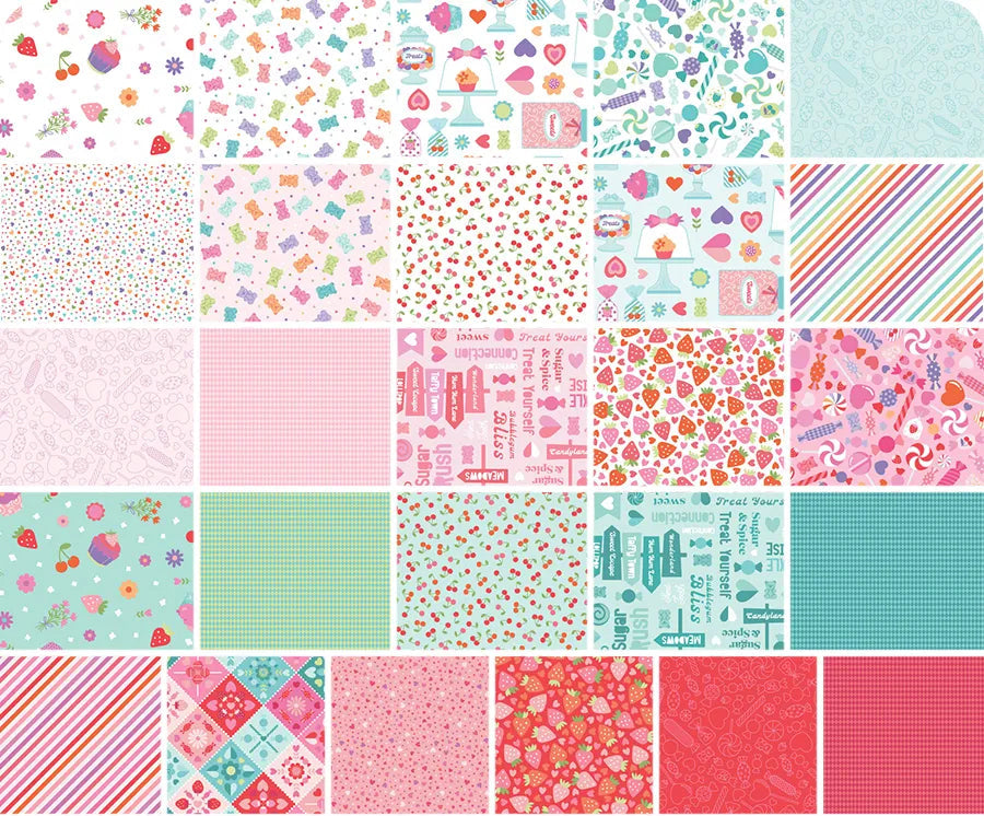 Kimberbell Sweet Shoppe 5 inch Squares 42pcs